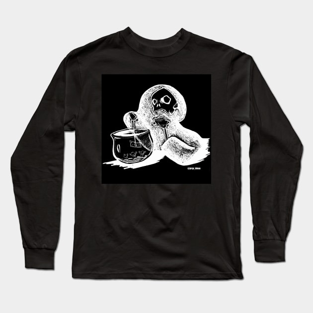 Black Friday with grim reaper ecopop Long Sleeve T-Shirt by jorge_lebeau